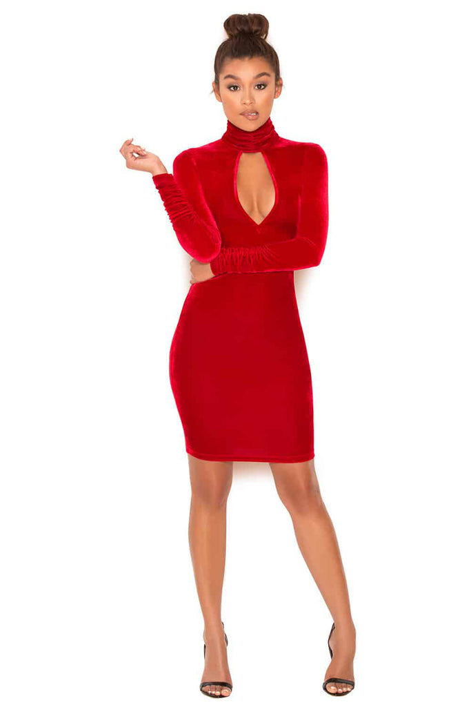 Rochie Velvet Flame